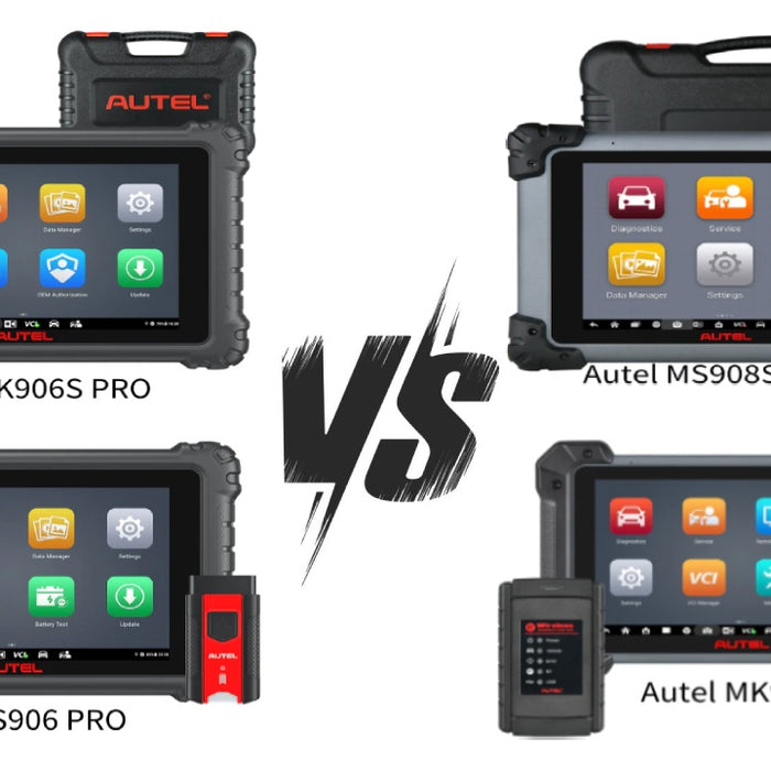 Autel MK908 II vs. MS908S PRO vs. MS906 PRO vs. MK906S PRO