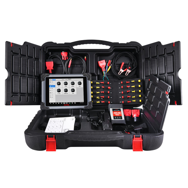 Autel Maxisys MS908CV II (US Version) 2024 Heavy Duty Truck Scanner with J2534 ECU Programming, Diesel & Gasoline Scan Tool, Advanced ECU Coding, All System Diagnosis, Active Test, 64+ Service, Upgraded Ver. Of MS908CV