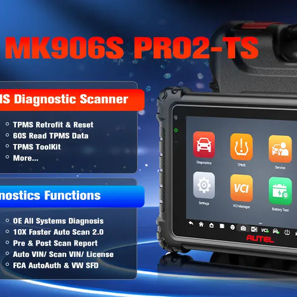 Autel MK906S Pro II TS: New 2025 Diagnostic Scanner
