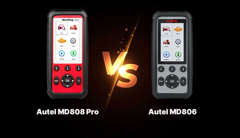 Autel MD808 Pro Vs MD806