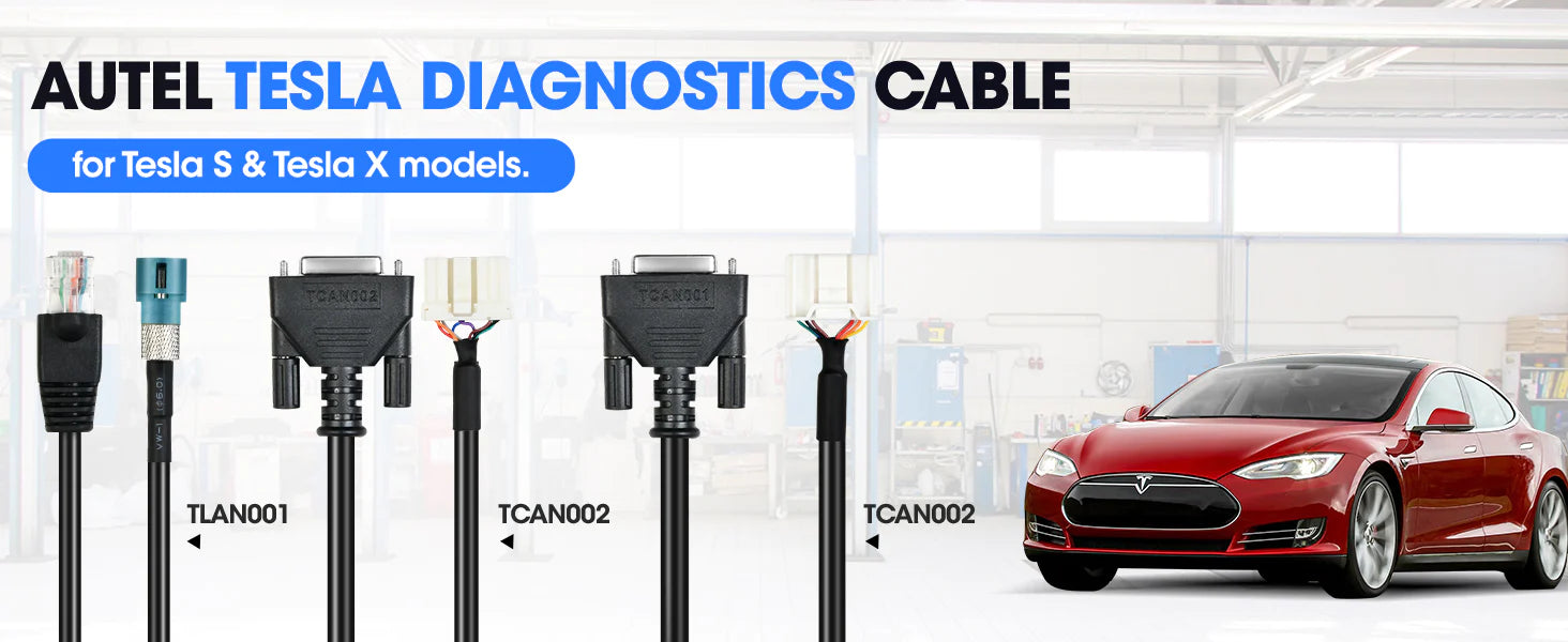 Autel Diagnostic Cable To Connect To Tesla Vehicle