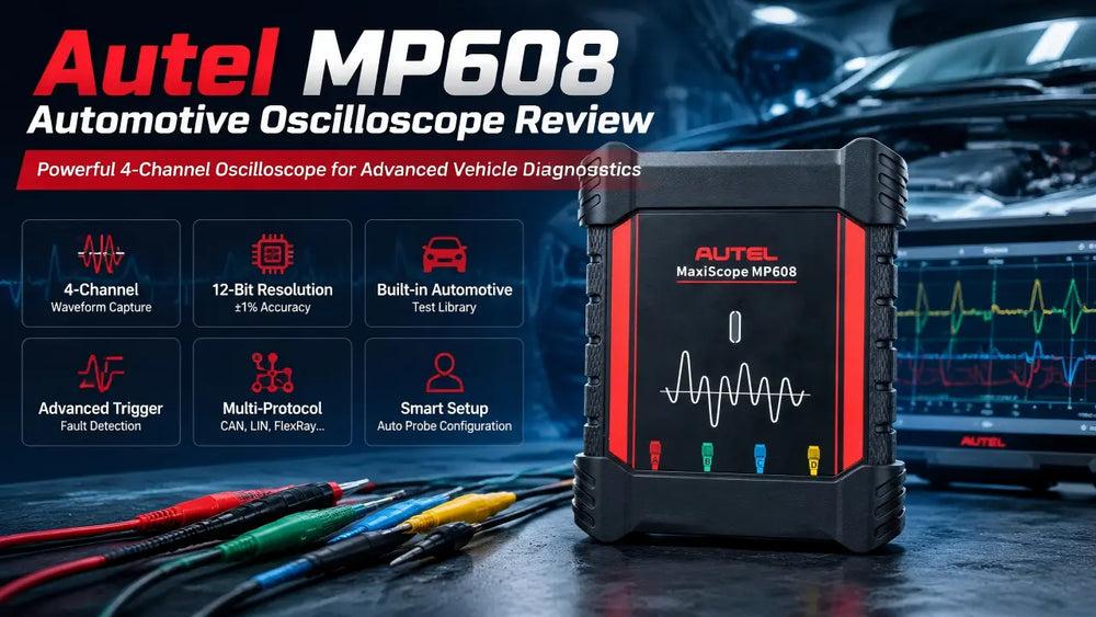 Autel MP608 Oscilloscope Review