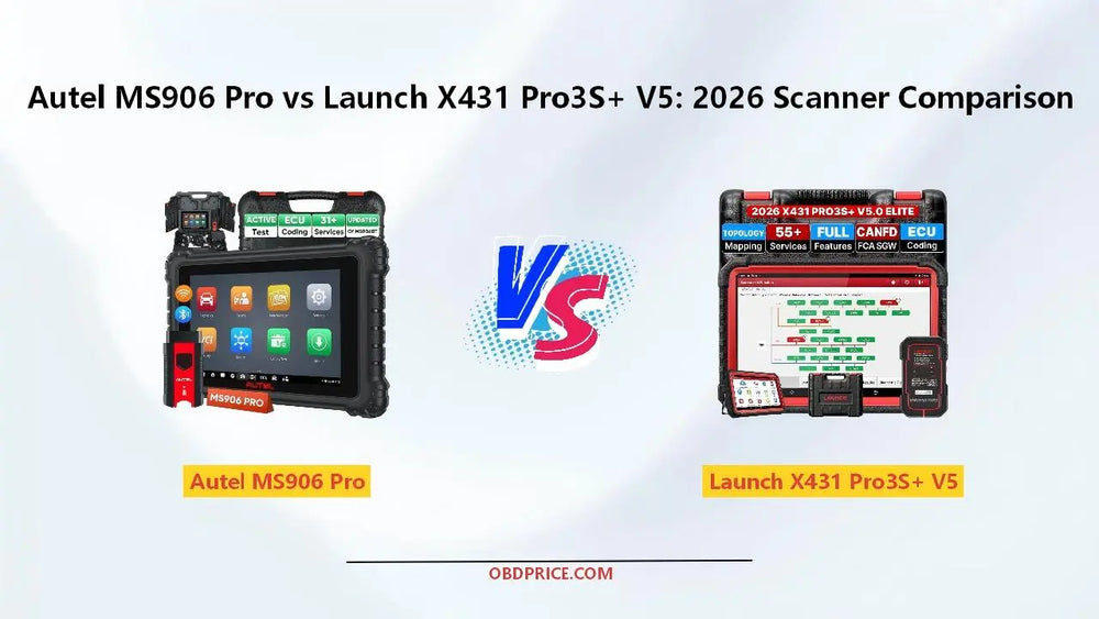 Autel MS906 Pro vs Launch X431 Pro3S+ V5