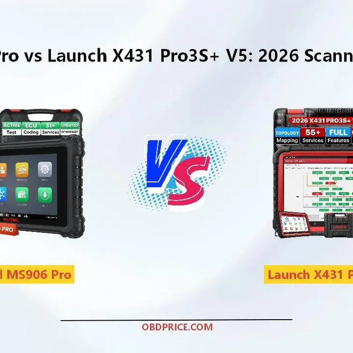 Autel MS906 Pro vs Launch X431 Pro3S+ V5