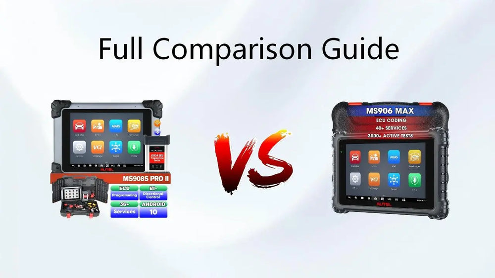 Autel MS908S Pro II vs MS906 Max