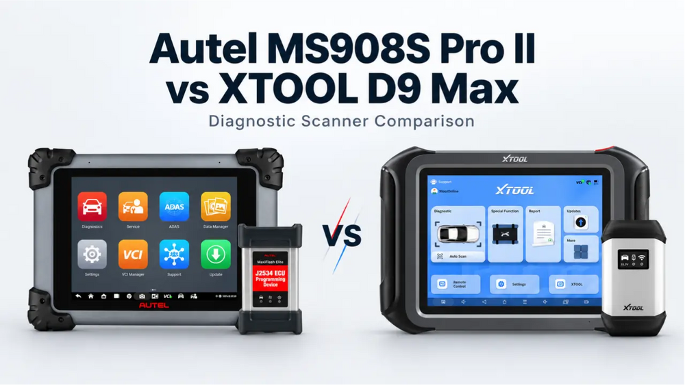 Autel MS908S Pro II vs XTOOL D9 Max