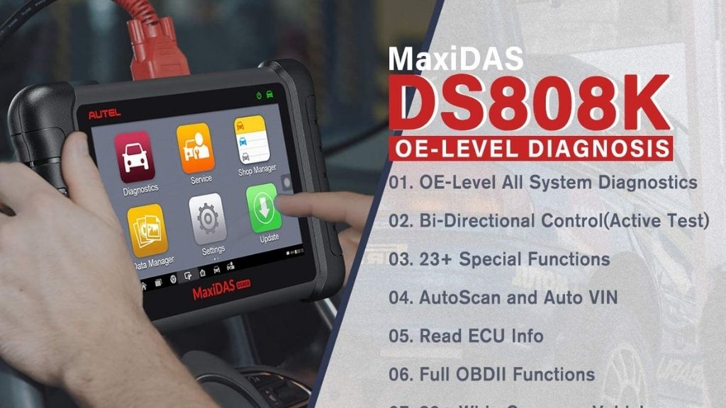 Autel MaxiDAS DS808K Review 2021[Same function as MS906]