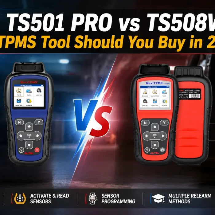 Autel TS501 PRO vs TS508WF: Which TPMS Tool Should You Buy in 2026?