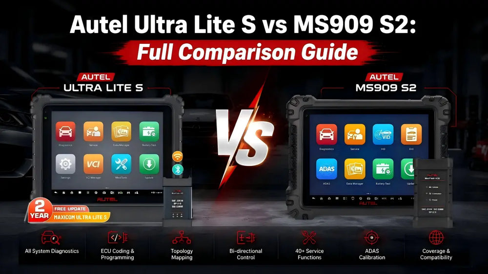 Autel Ultra Lite S vs MS909 S2