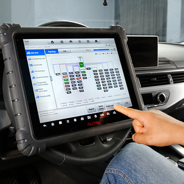 Car repair using car diagnostic scan tools.