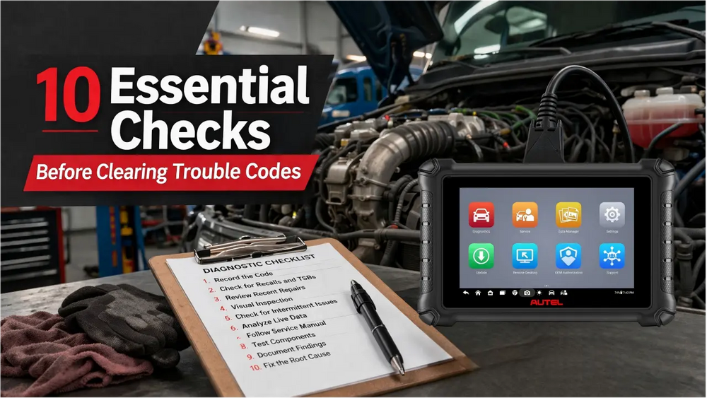 Checks Before Clearing Trouble Codes