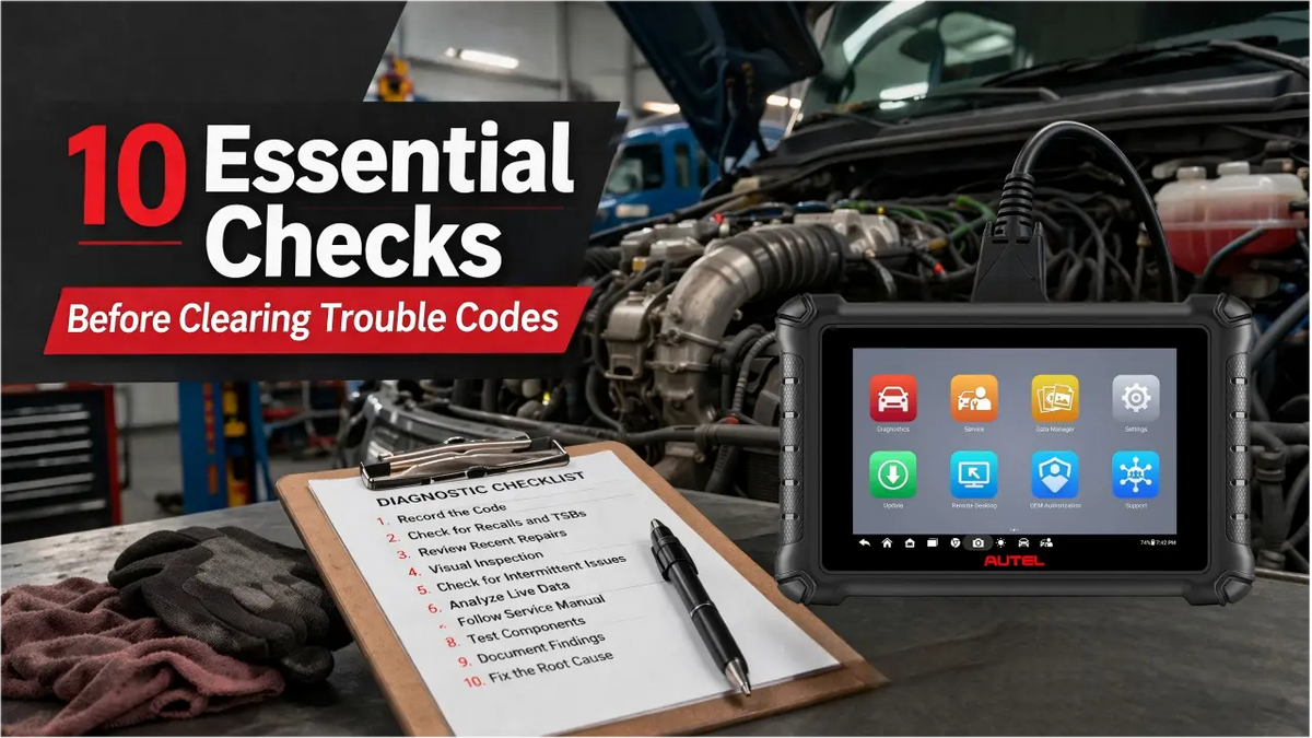 10 Essential Checks Before Clearing Trouble Codes — obdprice