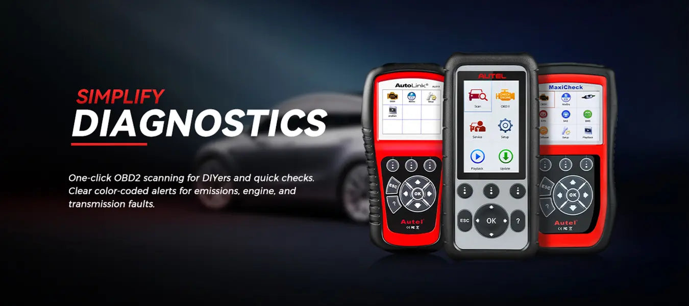 Autel Scanners Comparison Chart: OBD II Code Readers