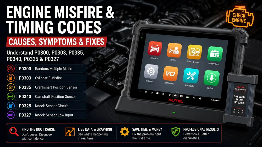 Engine Misfire and Timing Codes Guide