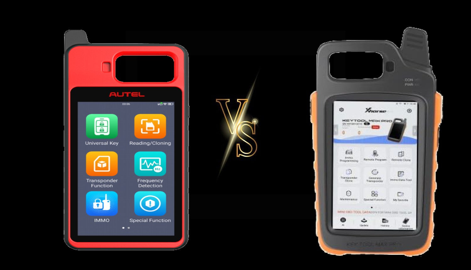Autel KM100 vs Xhorse Max Pro Key Tool