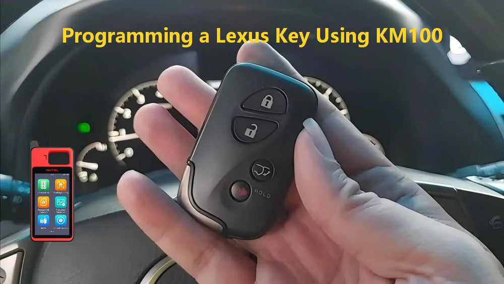 Programming Lexus Key Using KM100