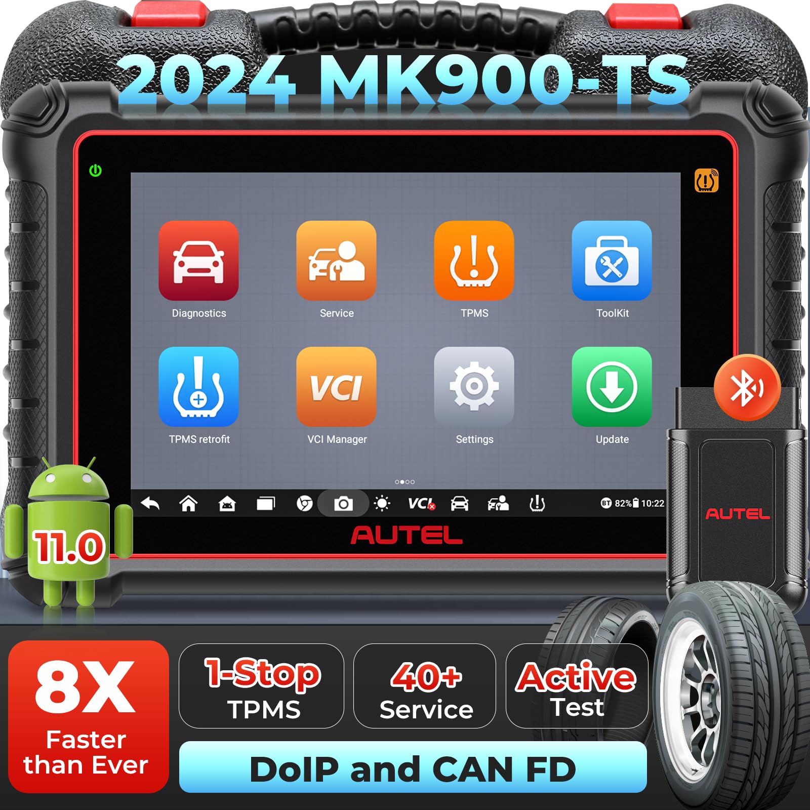 Autel MaxiCOM MK900TS Tools