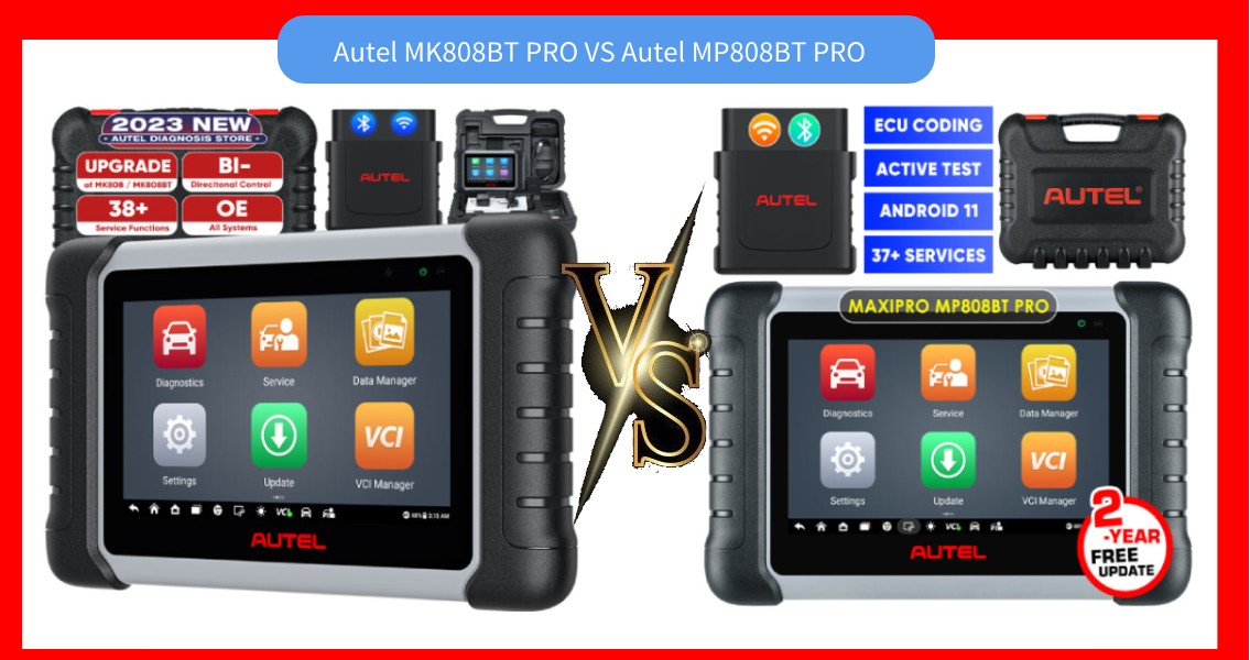 Autel MP808BT Pro vs MK808BT Pro