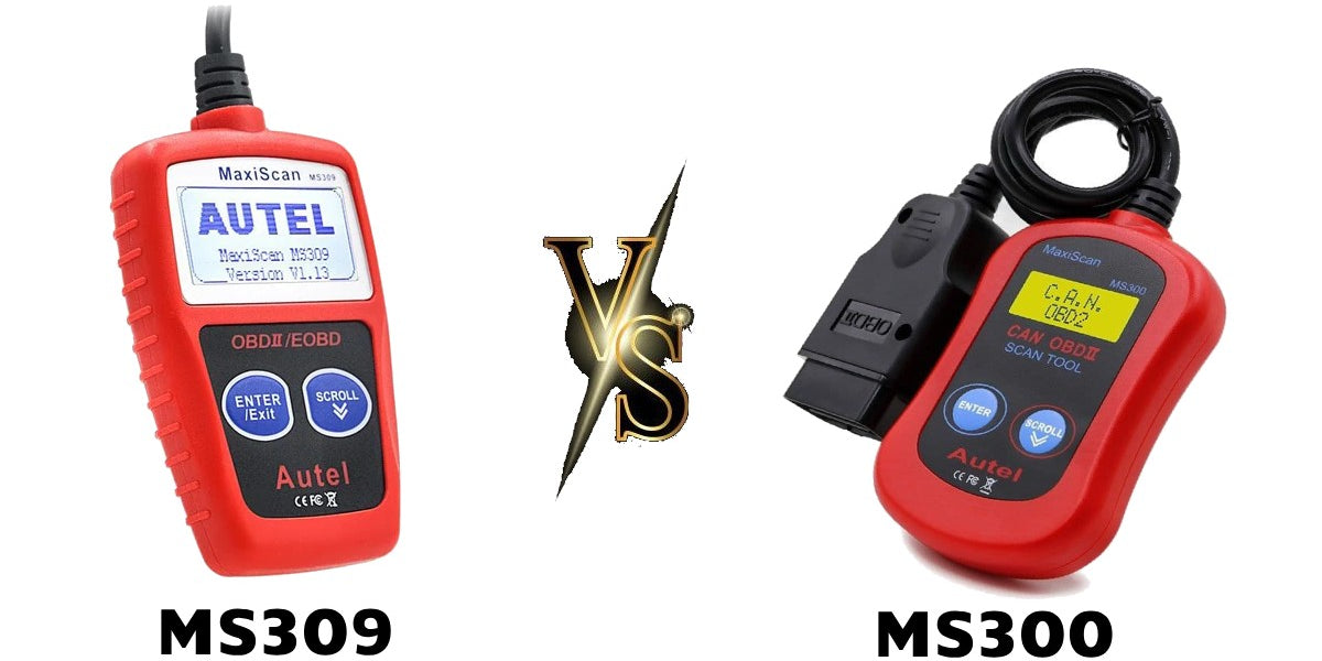 Autel MS300 VS MS309: Basic OBD2 Scanner Code Reader Tools — obdprice