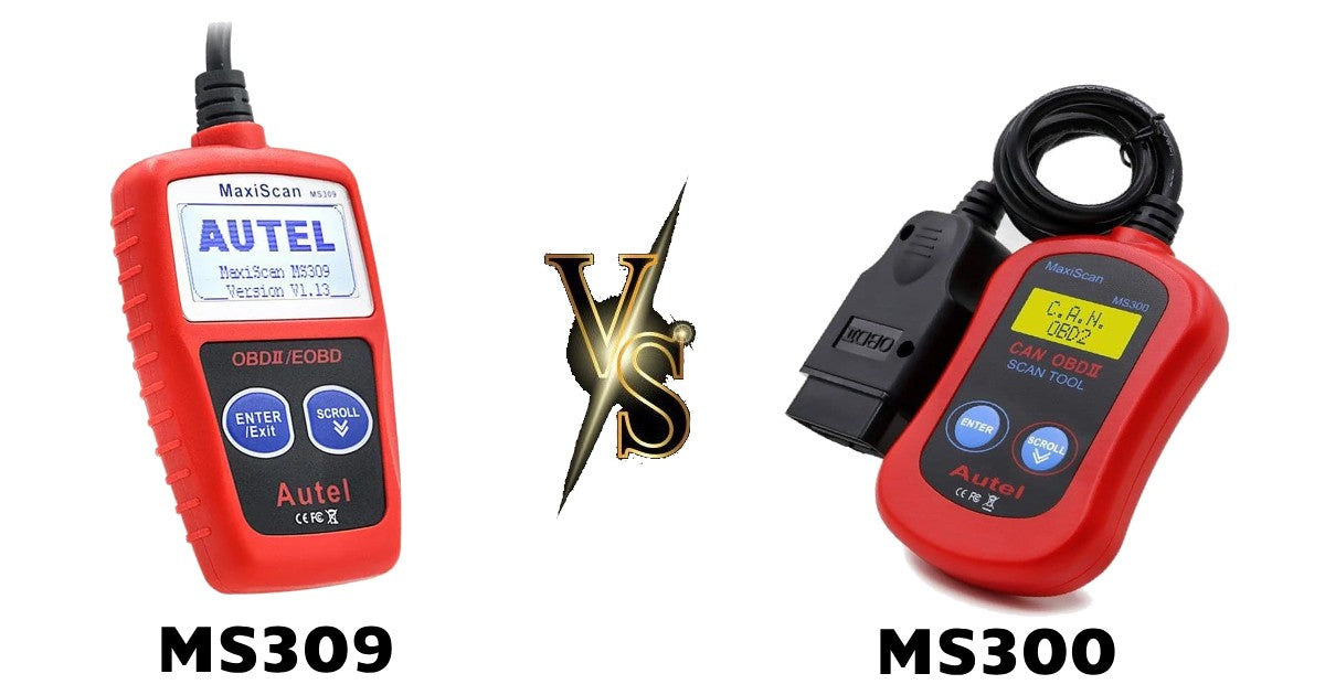 Autel MS300 VS MS309: Basic OBD2 Scanner Code Reader Tools