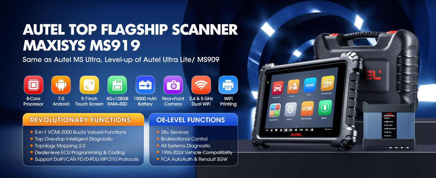 Autel MS919 Scanner: Key Features & Benefits Explained