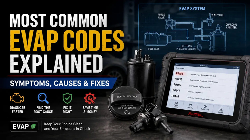 Most Common EVAP Codes Explained
