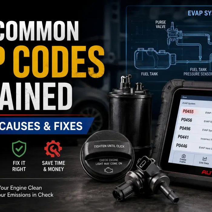 Most Common EVAP Codes Explained