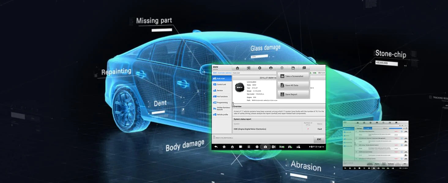 Post Scan Report Pre-scan and Post-scan Reports for Autel MaxiSys — obdprice