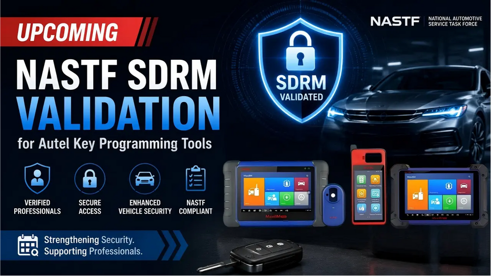 Upcoming NASTF SDRM Validation for Autel KM100