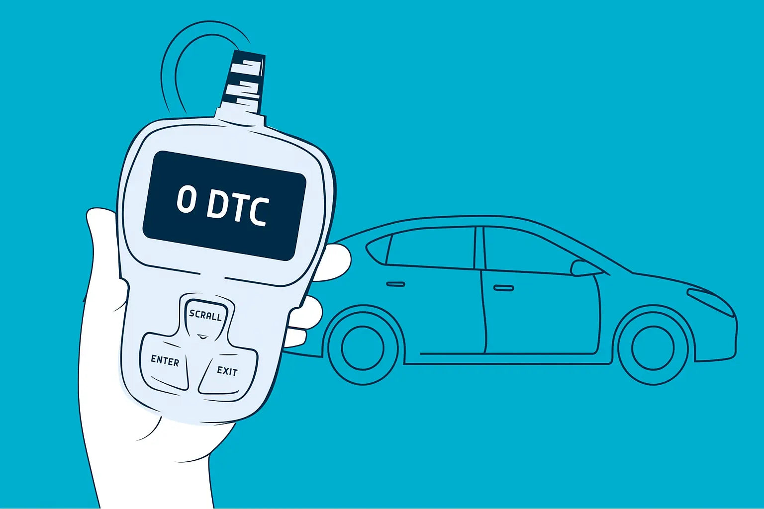 What Does 0 DTC Mean on a Check Engine Scanner