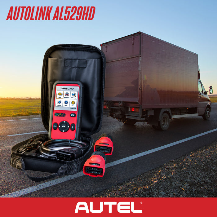 Autel Autolink AL529HD Heavy Duty Engine Code Reader