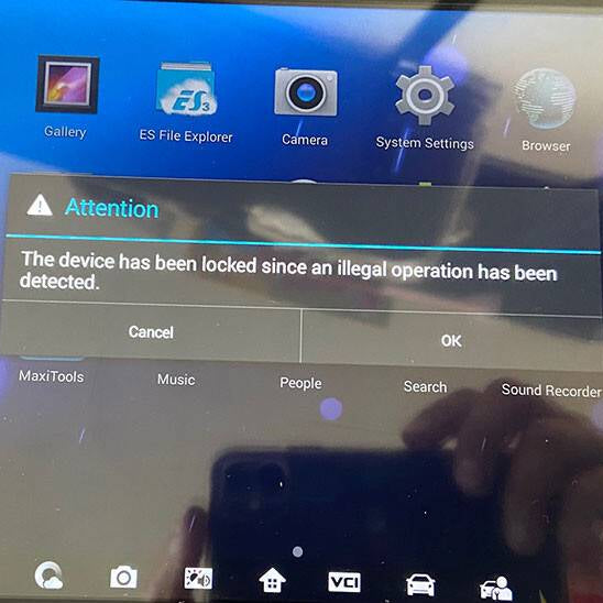 What should I Do if My Autel Scanner Device is Locked?