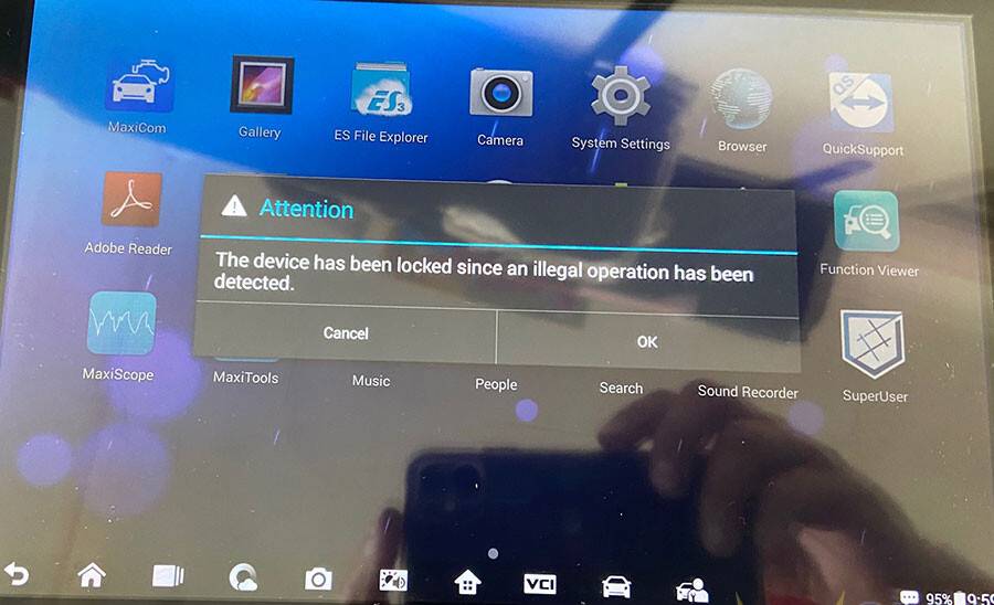 What should I Do if My Autel Scanner Device is Locked?