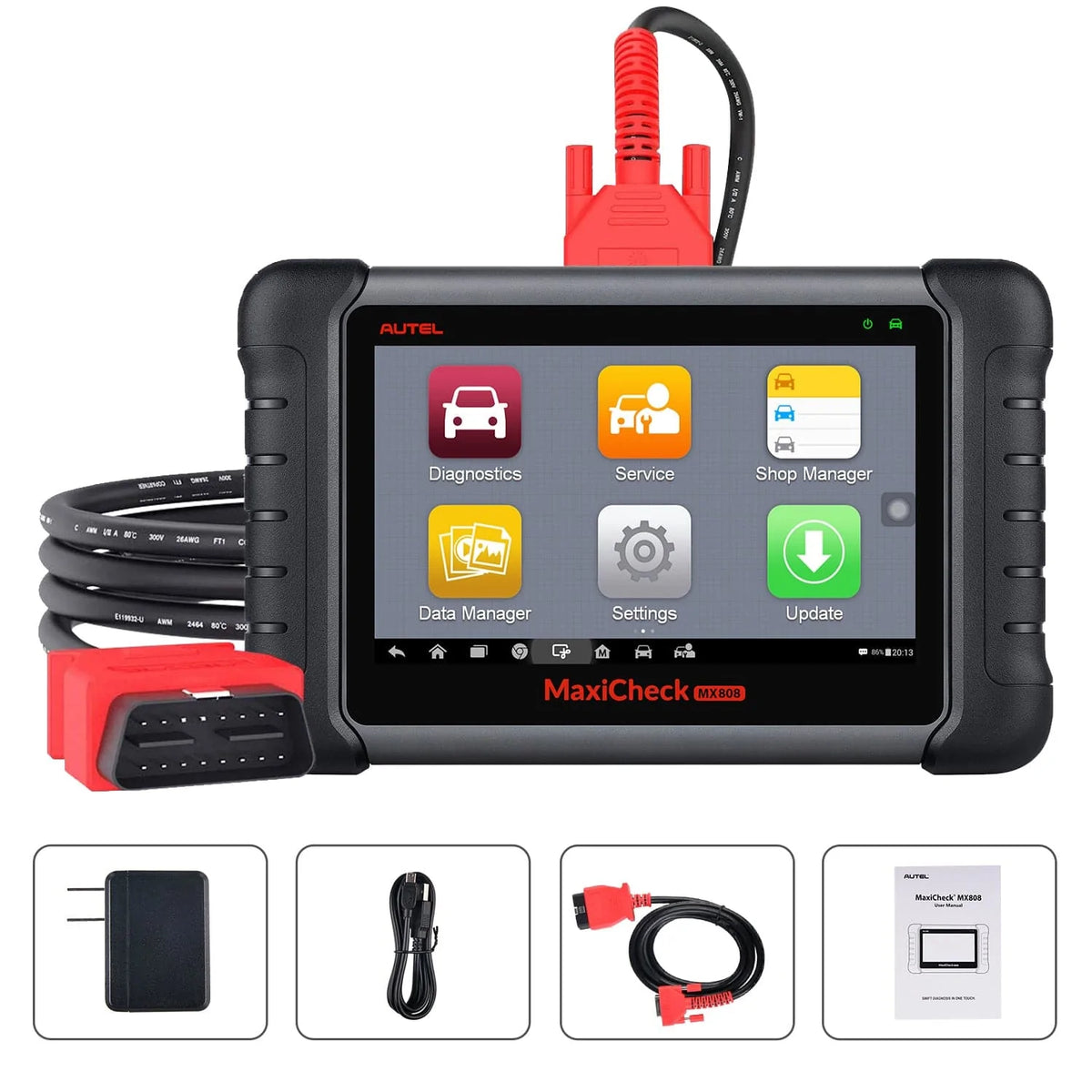 Autel Maxicom MK808 Scanner Automotive Diagnostic Tool Overview Autel Maxicom MK808 Scanner Automotive Diagnostic Tool Overview