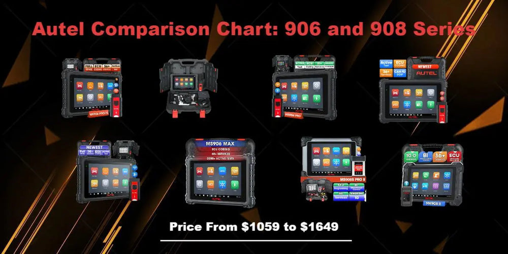 autel comparison chart