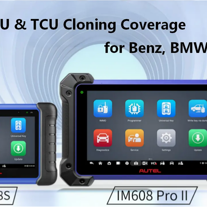 autel ecu tcu cloning coverage