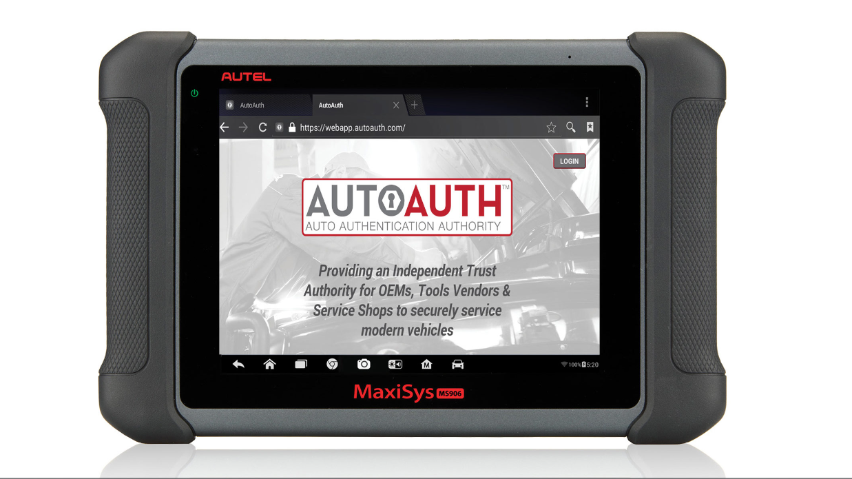 Autel Scanner FCA AutoAuth & SGW Module Authentication