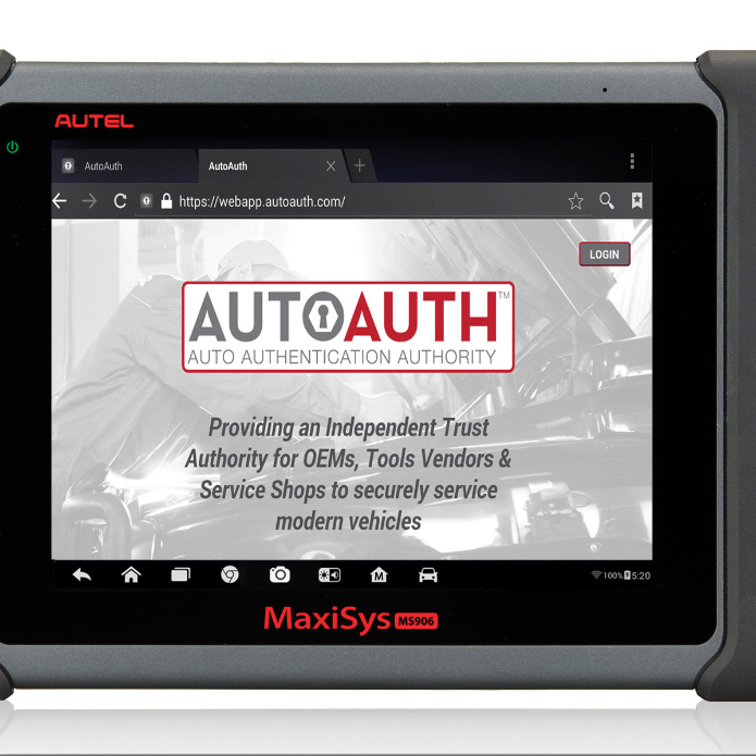 Autel Scanner FCA AutoAuth & SGW Module Authentication