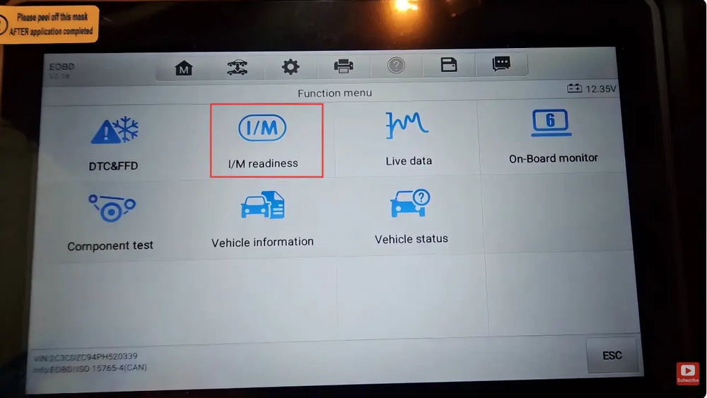 Check I/M Readiness with Autel Scanners