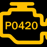 The appearance of trouble code P0420 means that there is a problem with the engine system.