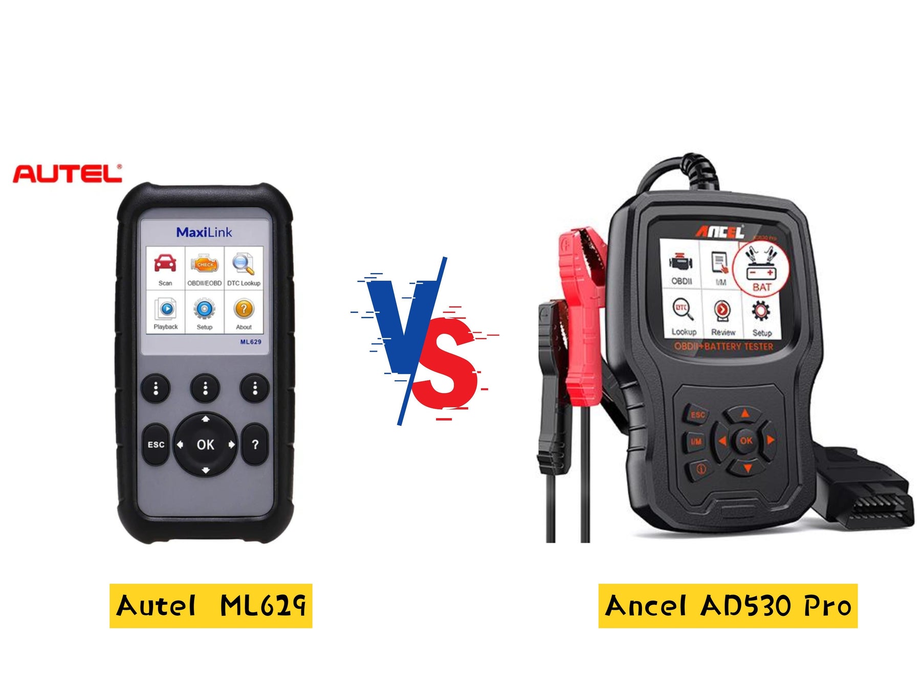 Autel ML629 VS ANCEL AD530 Pro