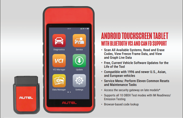 Autel MD909PRO and MD906PRO are powerful Bluetooth scanners designed for full system diagnostics.