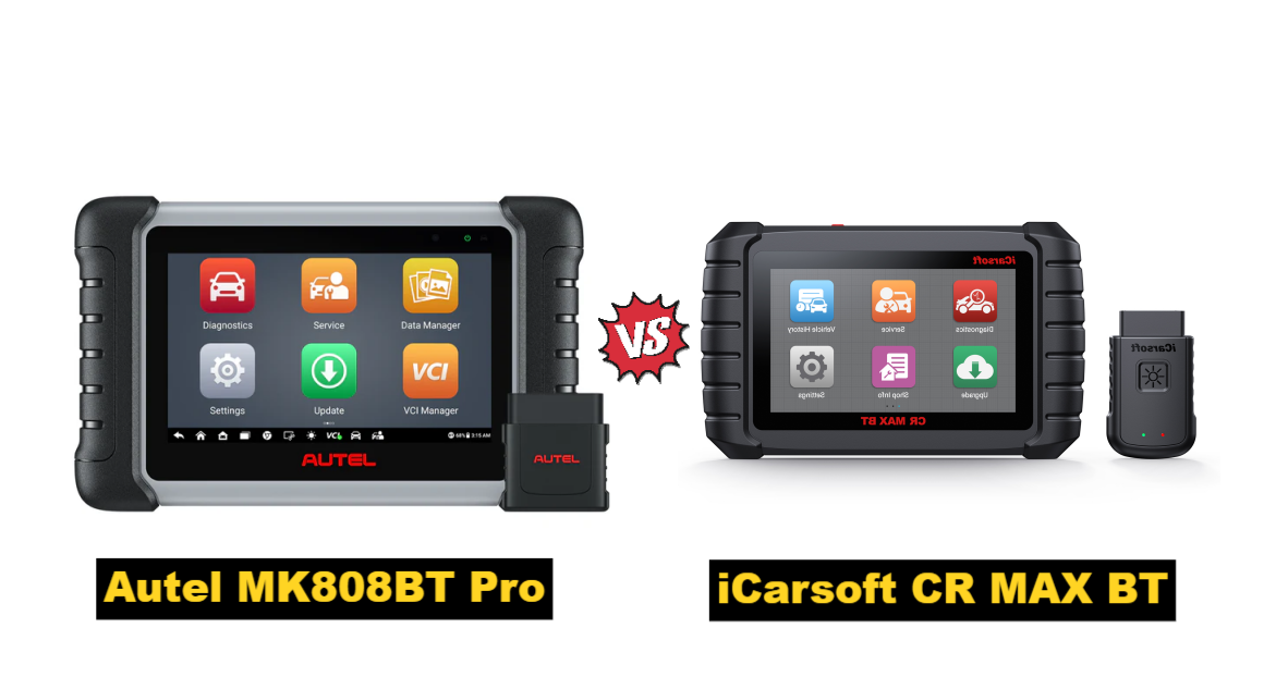 Autel MK808BT Pro vs iCarsoft CR MAX BT