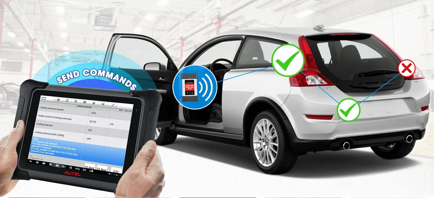 Pair Autel VCI With Scanner Tablet Tool