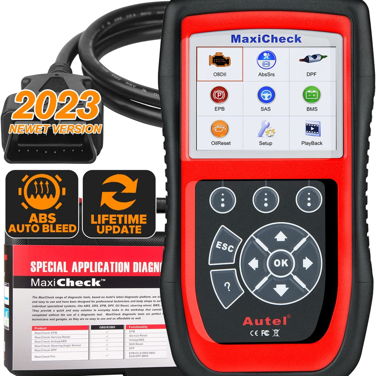 Oil Light/Airbag Service Reset Tool - Autel MaxiCheck Pro — obdprice