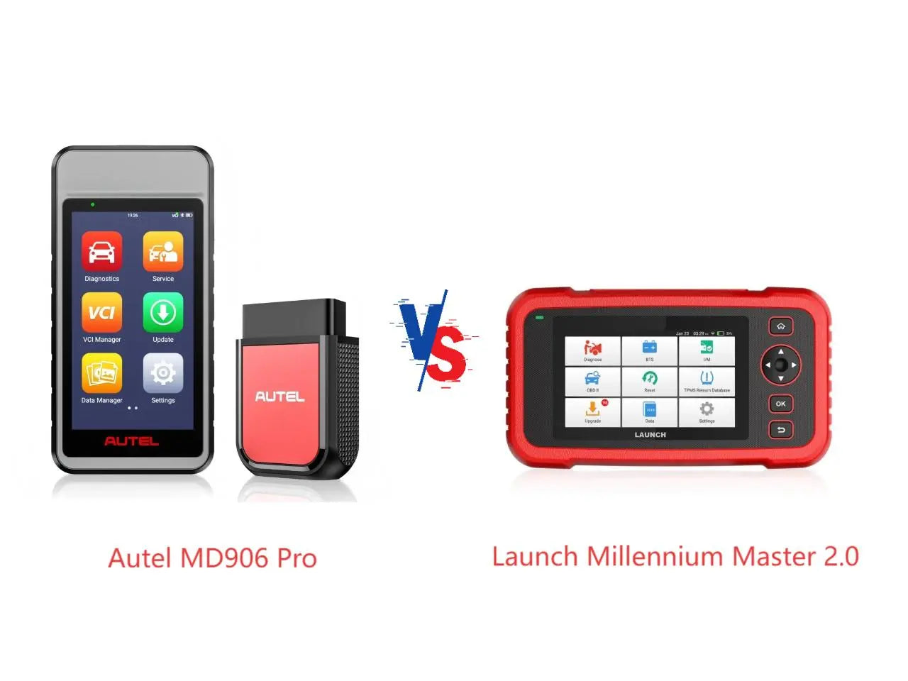 Autel MD906 Pro vs Launch Master 2.0