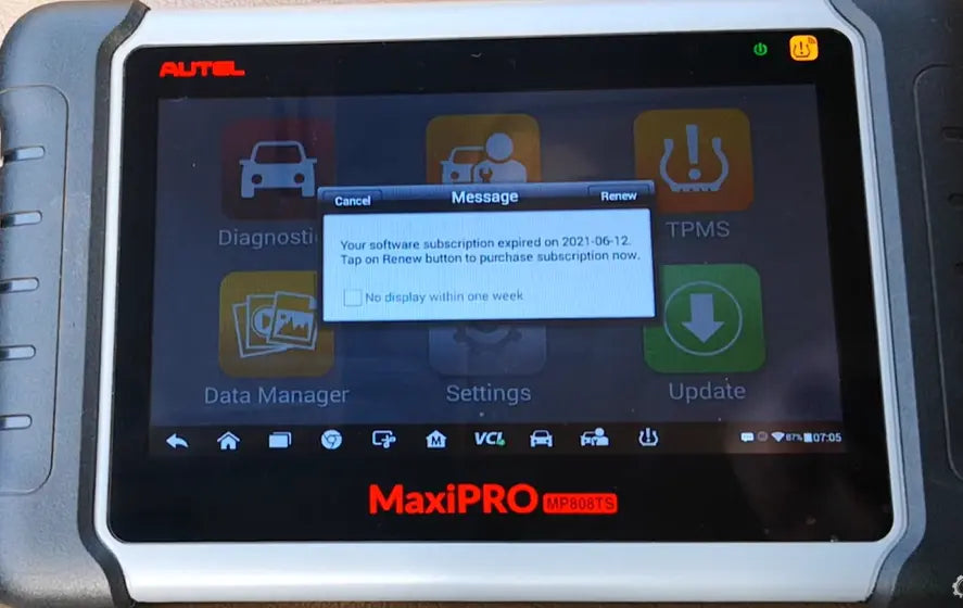 Subscription Expired