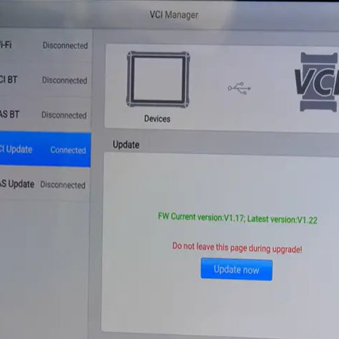 Update the Autel VCI