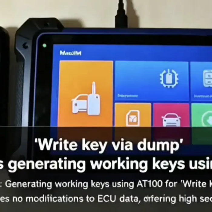 Autel AT100 Write Key via Dump