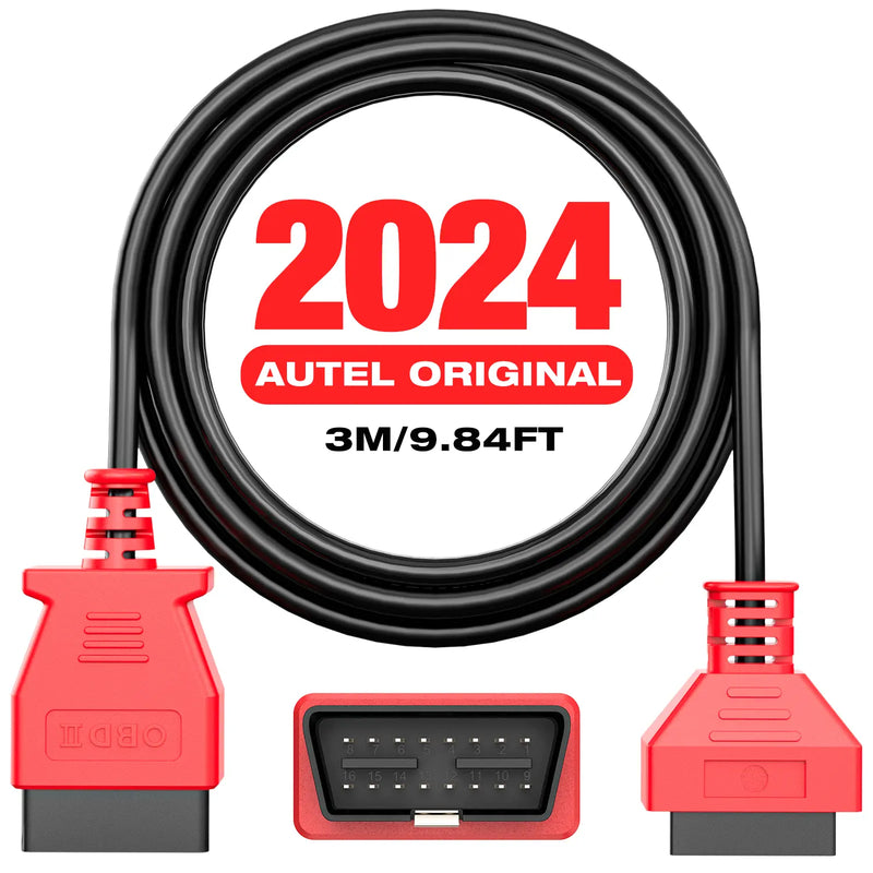Autel OBD2 Extension Cable(1m/3.3ft) | Full 16Pin Male to Female OBDII Extension Cable Diagnostic Extender | 16Pin OBD II Cord Adapter | for All OBD2 OBD II Vehicles